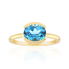Anello in oro con Topazio Marambaia