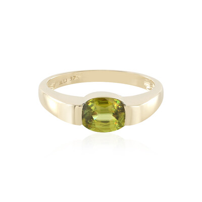 Anello in oro con Sfene