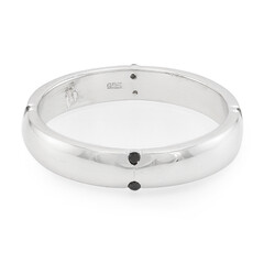 Anello in argento con Spinello Nero