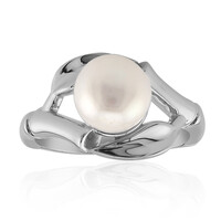 Anello in argento con Perla di Acqua Dolce (TPC)