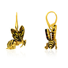 Orecchini in argento con Ambra Baltica