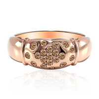 Anello in oro con Diamante Rose de France SI1 di Argyle