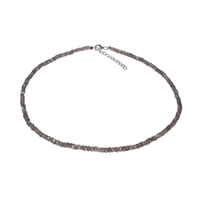Collana in argento con Labradorite