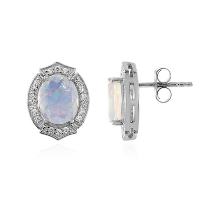 Orecchini in argento con Opale di Welo