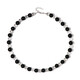 Collana in argento con Onice Nero