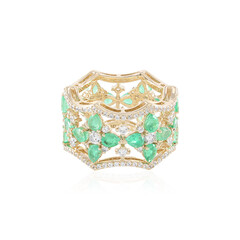 Anello in oro con Smeraldo Russo (de Melo)