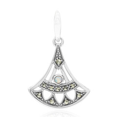 Ciondolo in argento con Opale Bianco