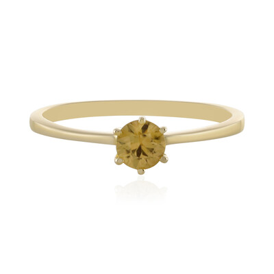 Anello in oro con Zircone Giallo