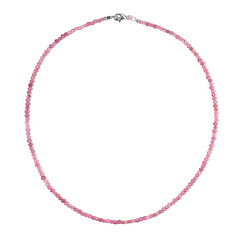 Collana in argento con Tormalina Rosa