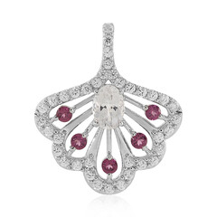Ciondolo in argento con Danburite