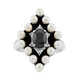 Anello in argento con Spinello Nero (Remy Rotenier)