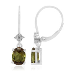 Orecchini in argento con Andalusite