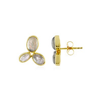 Orecchini in argento con Labradorite Verde Maniry (KM by Juwelo)