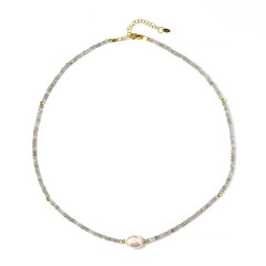 Collana in argento con Perla Akoya