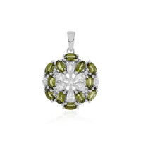 Ciondolo in argento con Moldavite