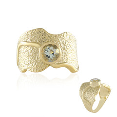 Anello in argento con Ametista Verde