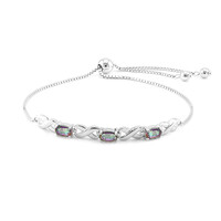 Bracciale in argento con Quarzo Mistico