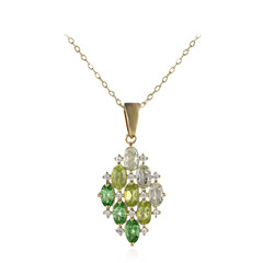 Collana in argento con Tsavorite