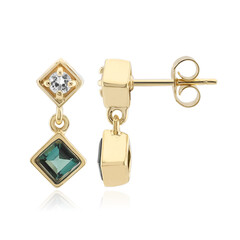Orecchini in argento con Indicolite (Adela Silber)