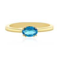 Anello in argento con Apatite Blu Neon