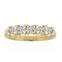 Anello in oro con Diamante IF (D)