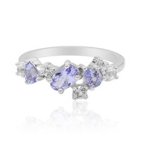 Anello in argento con Tanzanite