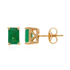 Orecchini in oro con Smeraldo Zambia AAA