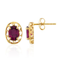 Orecchini in argento con Rodolite