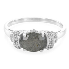 Anello in argento con Labradorite