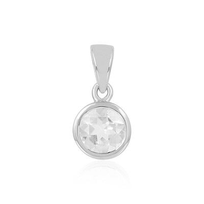 Ciondolo in argento con Quarzo Bianco