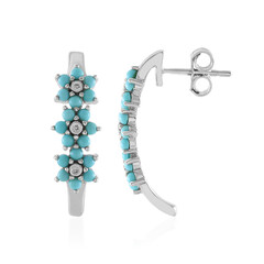 Orecchini in argento con Turchese