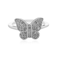 Anello in argento con Diamante I2 (I)