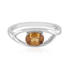 Anello in argento con Zircone Mandarino