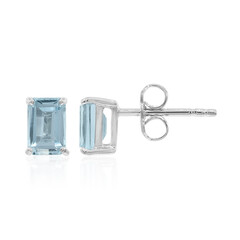 Orecchini in argento con Topazio Blu Cielo