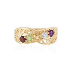 Anello in argento con Ametista Zambiana