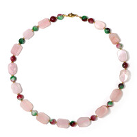 Collana in argento con Ematite Dorata