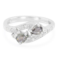 Anello in argento con Zaffiro Cangiante (non riscaldato)