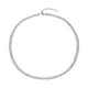 Collana in argento con Perla d'Acqua Dolce Bianca