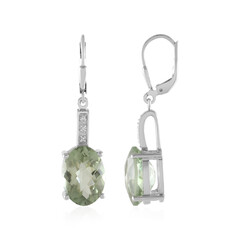Orecchini in argento con Ametista Verde