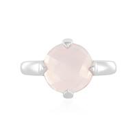 Anello in argento con Quarzo Rosa