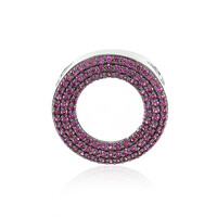 Ciondolo in argento con Rodolite