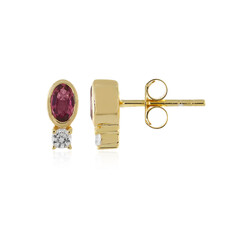 Orecchini in argento con Tormalina Rosa