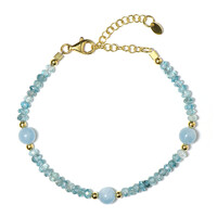 Bracciale in argento con Acquamarina