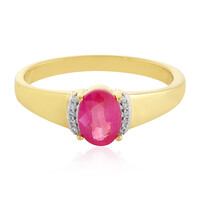 Anello in argento con Zaffiro Rosa del Madagascar