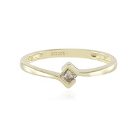 Anello in oro con Diamante Cioccolato I2