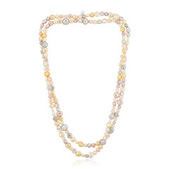 Collana in argento con Perla di Acqua Dolce (TPC)