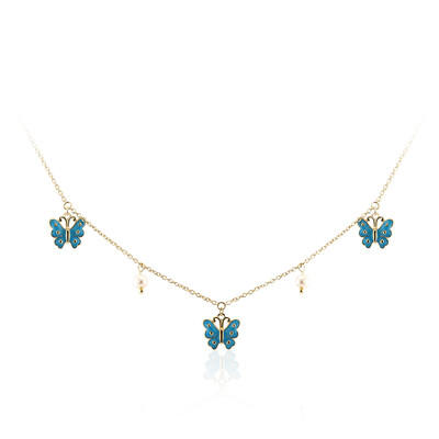Collana in argento con Perla di Acqua Dolce