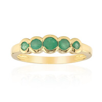 Anello in argento con Smeraldo Brasiliano