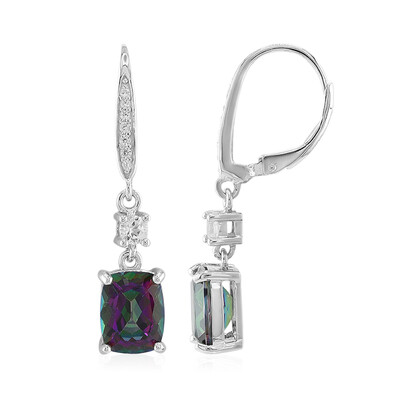 Orecchini in argento con Quarzo Mistico