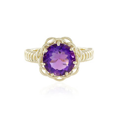 Anello in oro con Ametista Uruguay (Ornaments by de Melo)